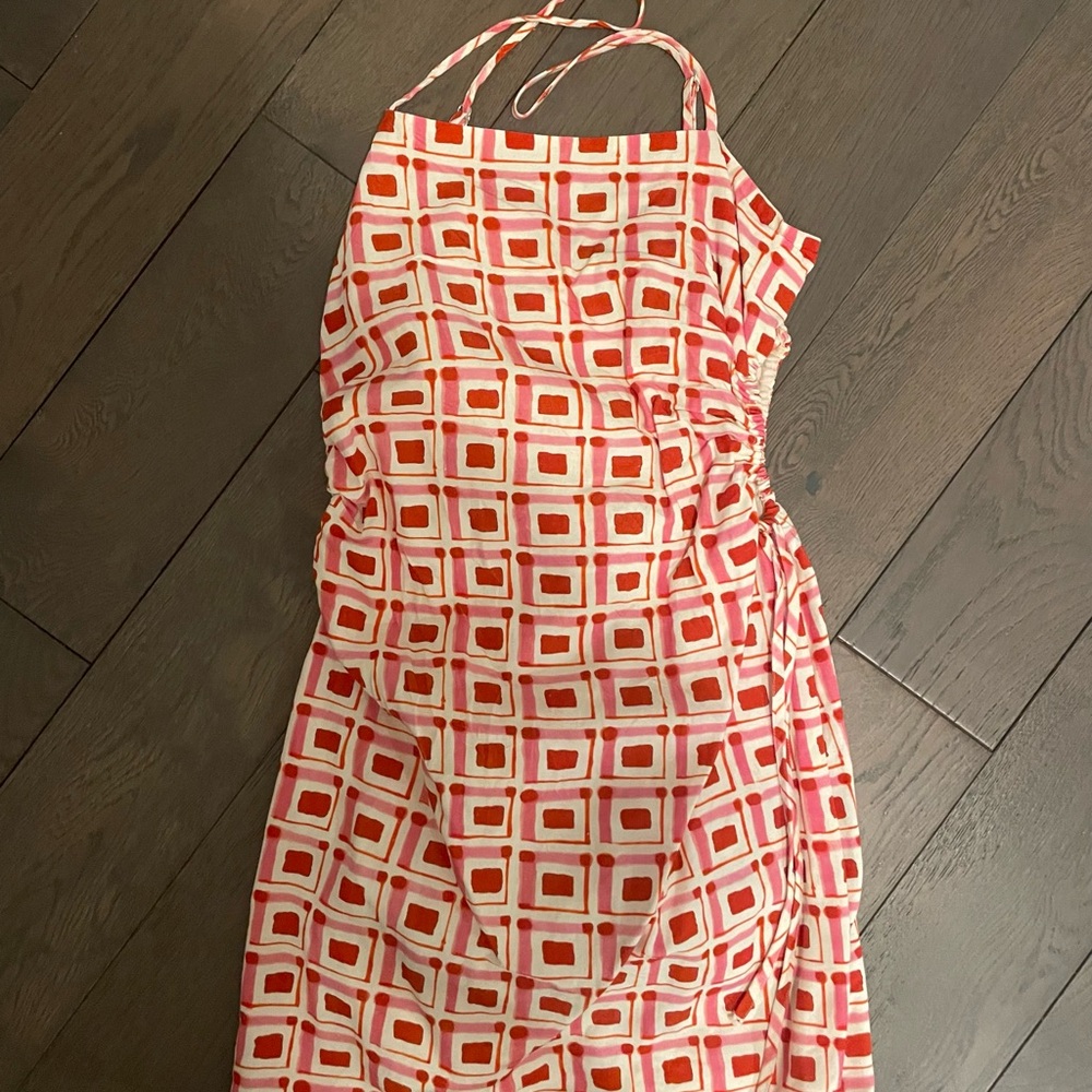 Zara Pink and Red Dress
